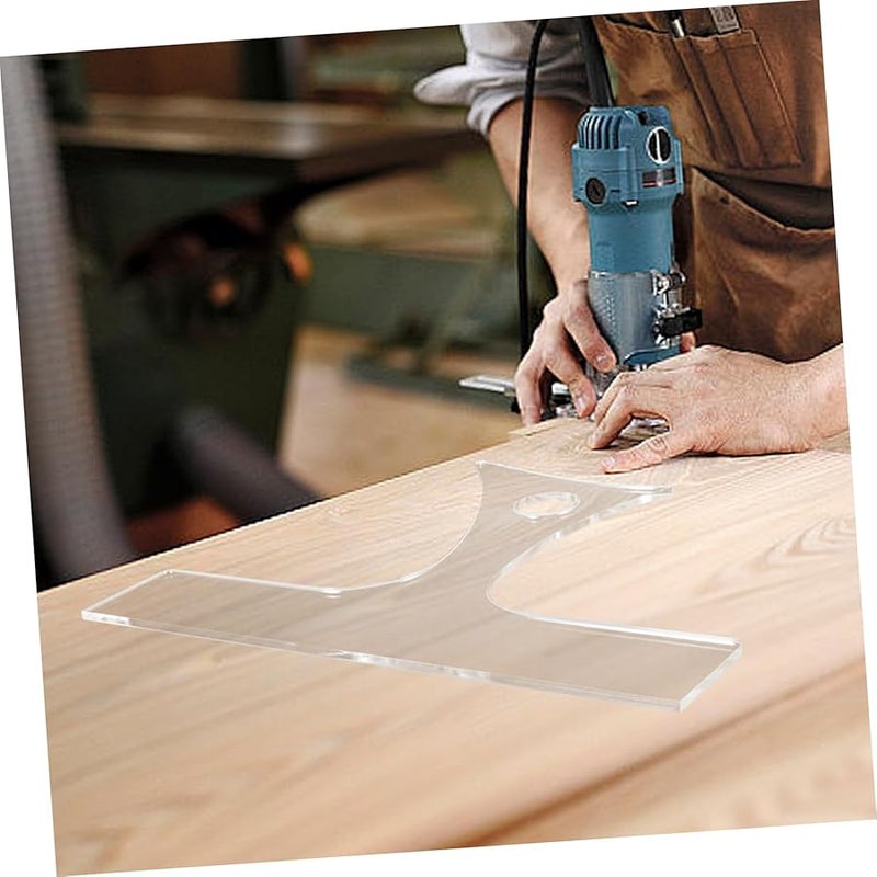 Acrylic Router Template For Charcuterie Board Handle Woodworking DIY Kitchen - Image 5